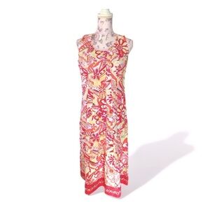 Printed Linen Dress